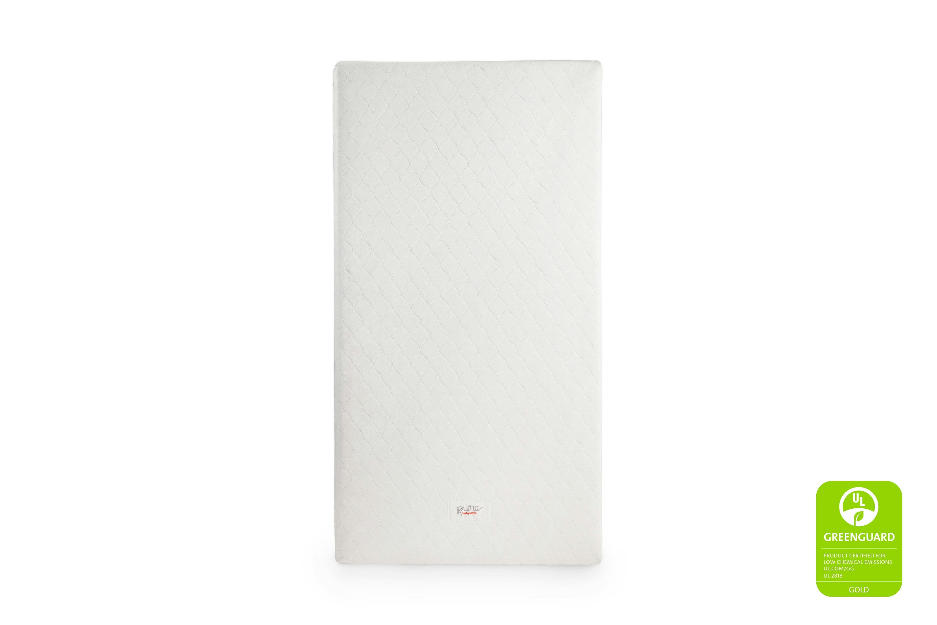 Babyletto Pure Core Non-Toxic Crib Mattress with Hybrid Waterproof Cover