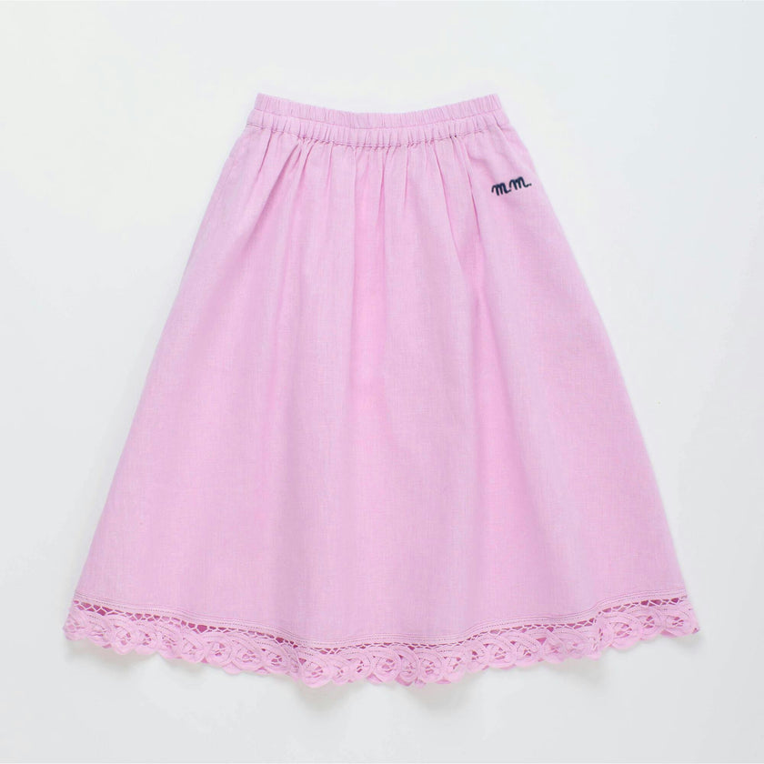 ISLA LACE SKIRT PINK