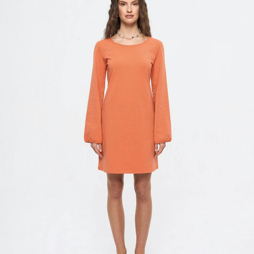women's mini dress - orange sun