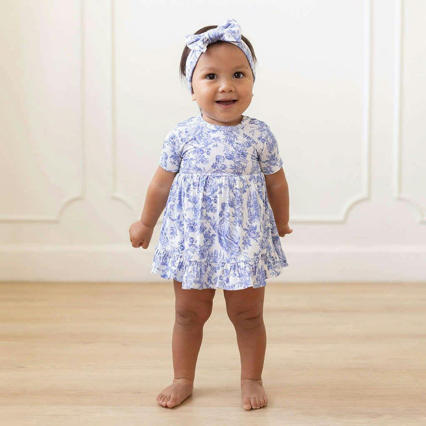 Briar Ruffled Twirl Bodysuit Dress