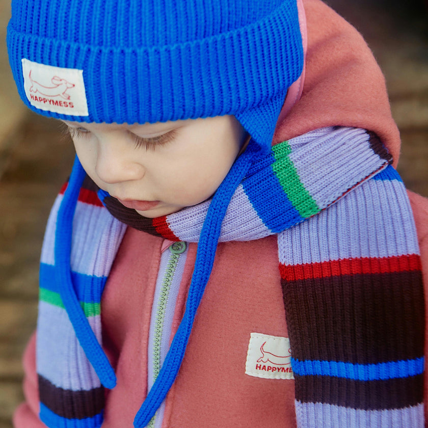 children's merino hat - cobalt