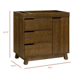 Babyletto Hudson 3-Drawer Changer Dresser with Removable Changing Tray