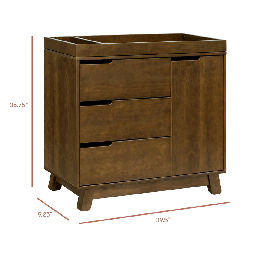 Babyletto Hudson 3-Drawer Changer Dresser with Removable Changing Tray