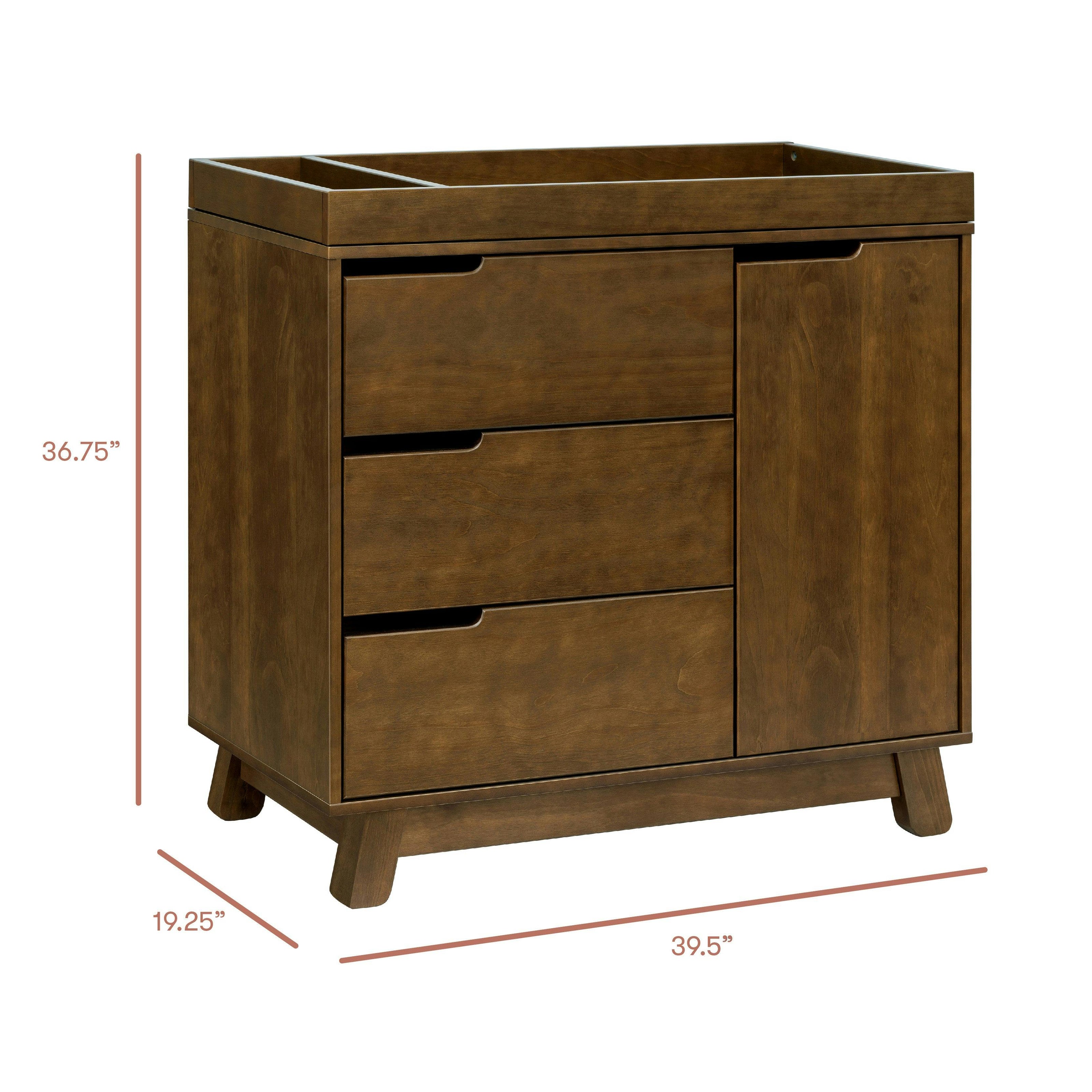 Babyletto Hudson 3-Drawer Changer Dresser with Removable Changing Tray