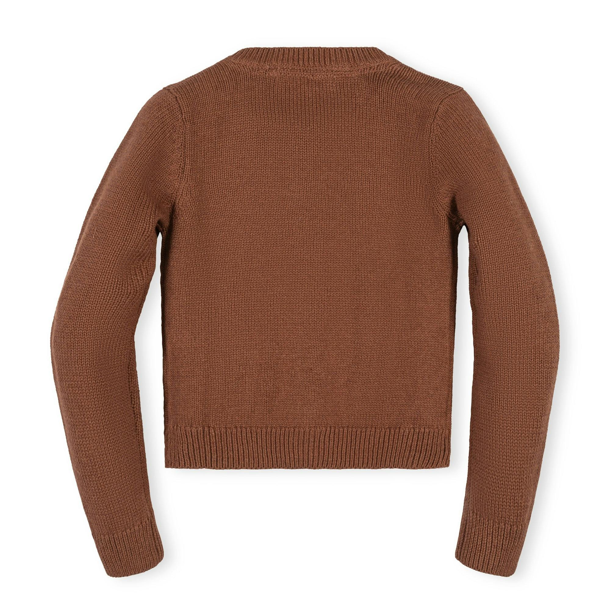 Organic Rosette Pocket Cardigan