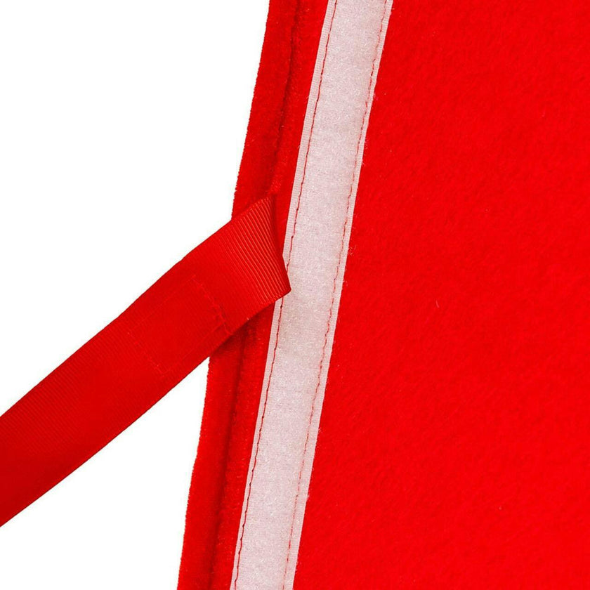 Kurt Adler 12 by 28-Inch Quilted Red Velvet Tree Collar