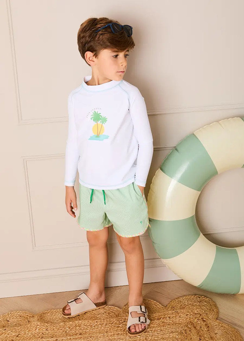 Oasis Rashguard in White (12mths-6yrs)