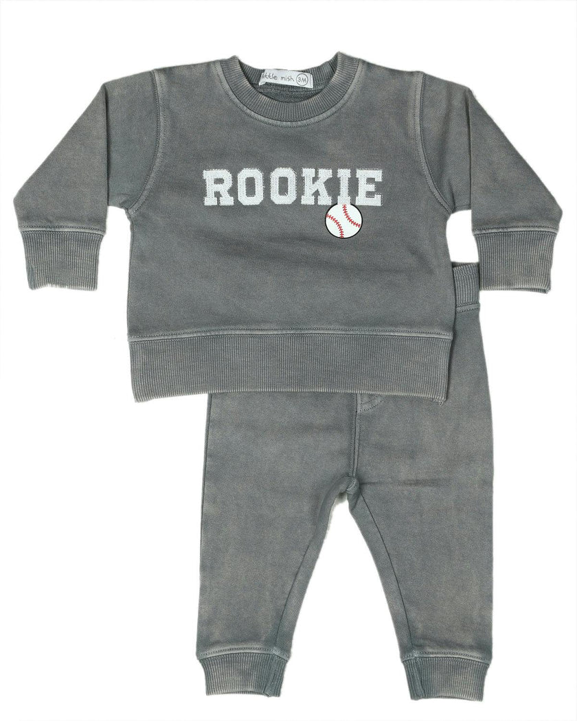 Toddler Enzyme Set - Baseball Rookie - Coal