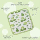 RIVER 10-Pack Baby Wash Cloths