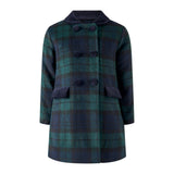 Blackwatch Velvet Trim Coat