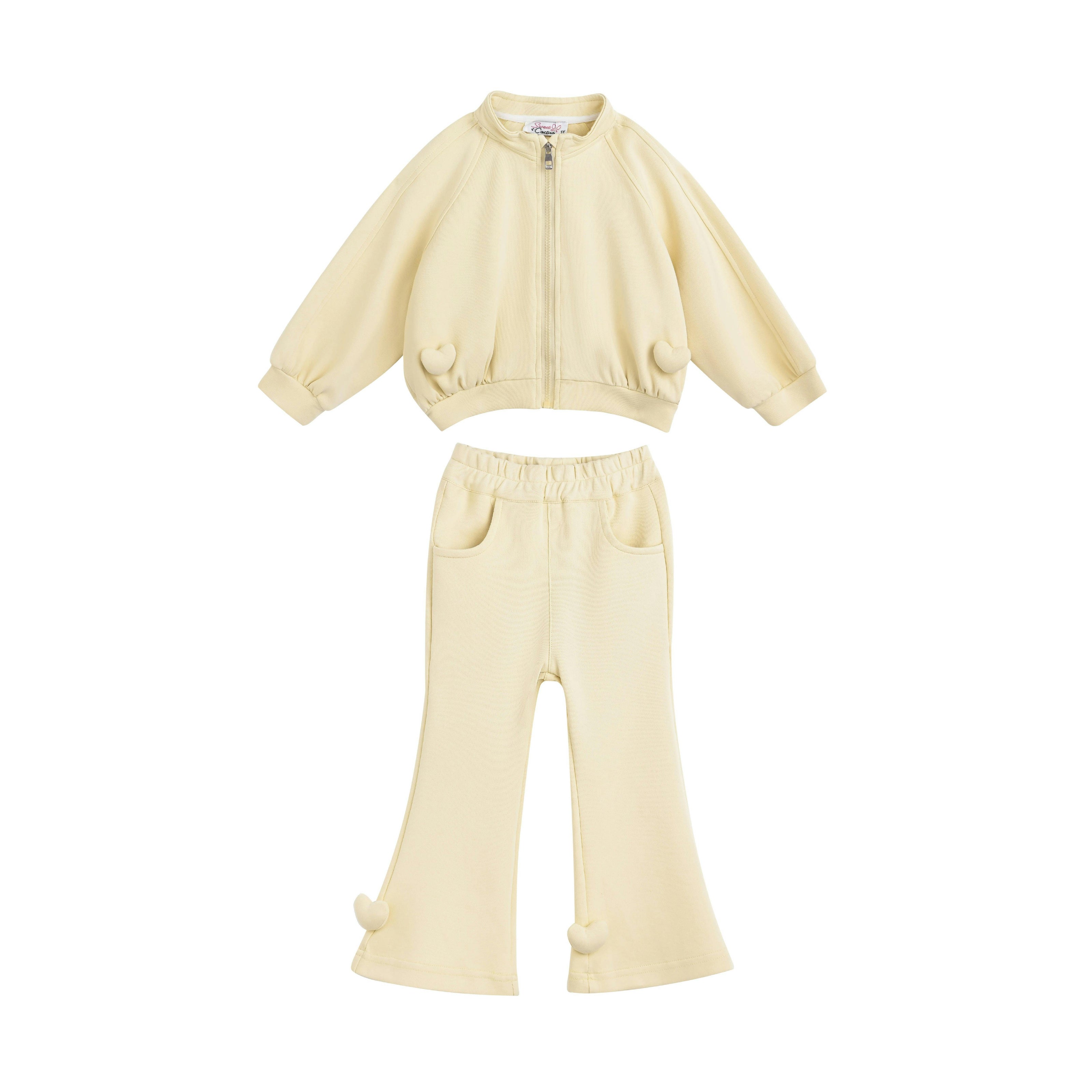 Butter Pom-Pom Pants Set