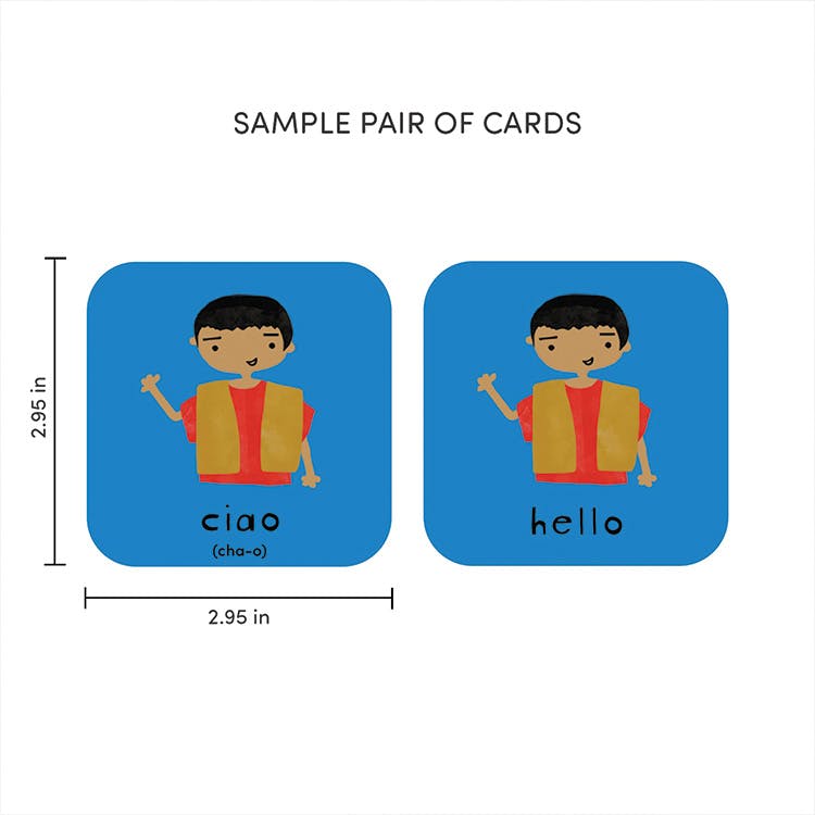 Minilingo, Italian/English Flashcards