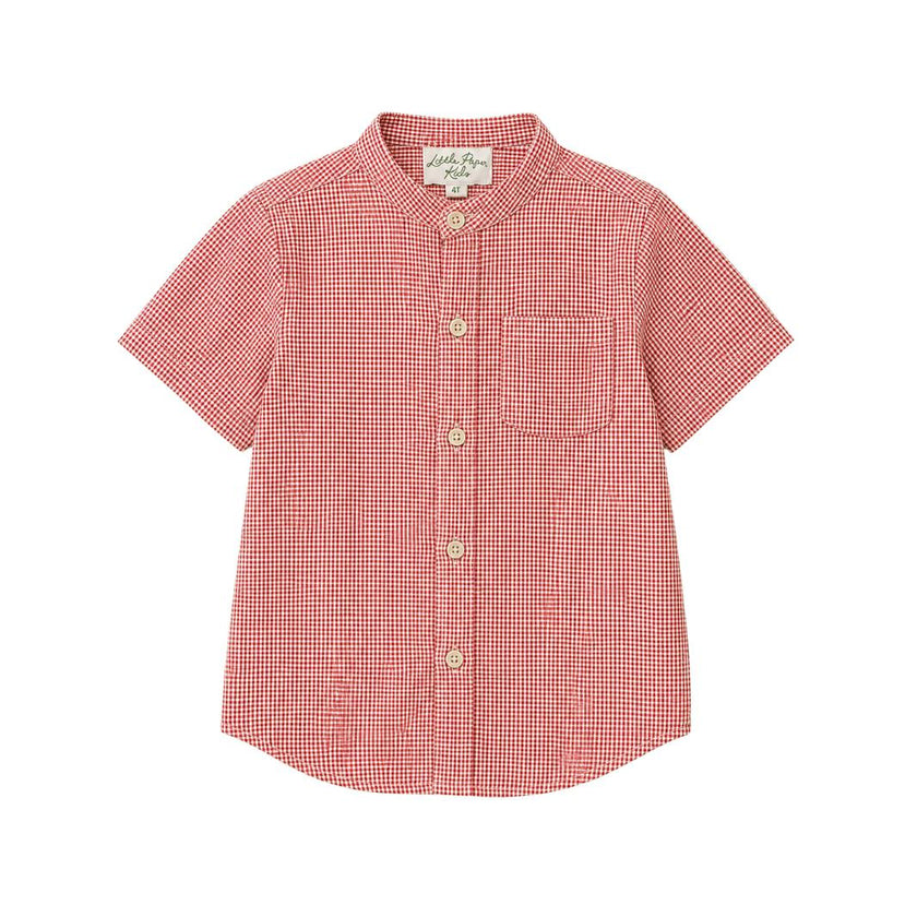 Baker Top - Red Gingham