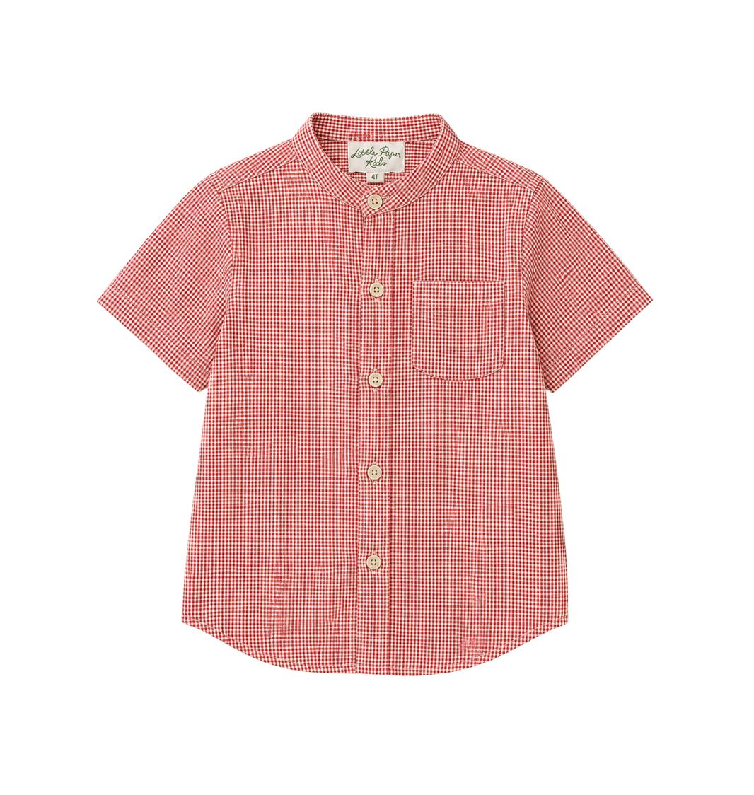 Baker Top - Red Gingham