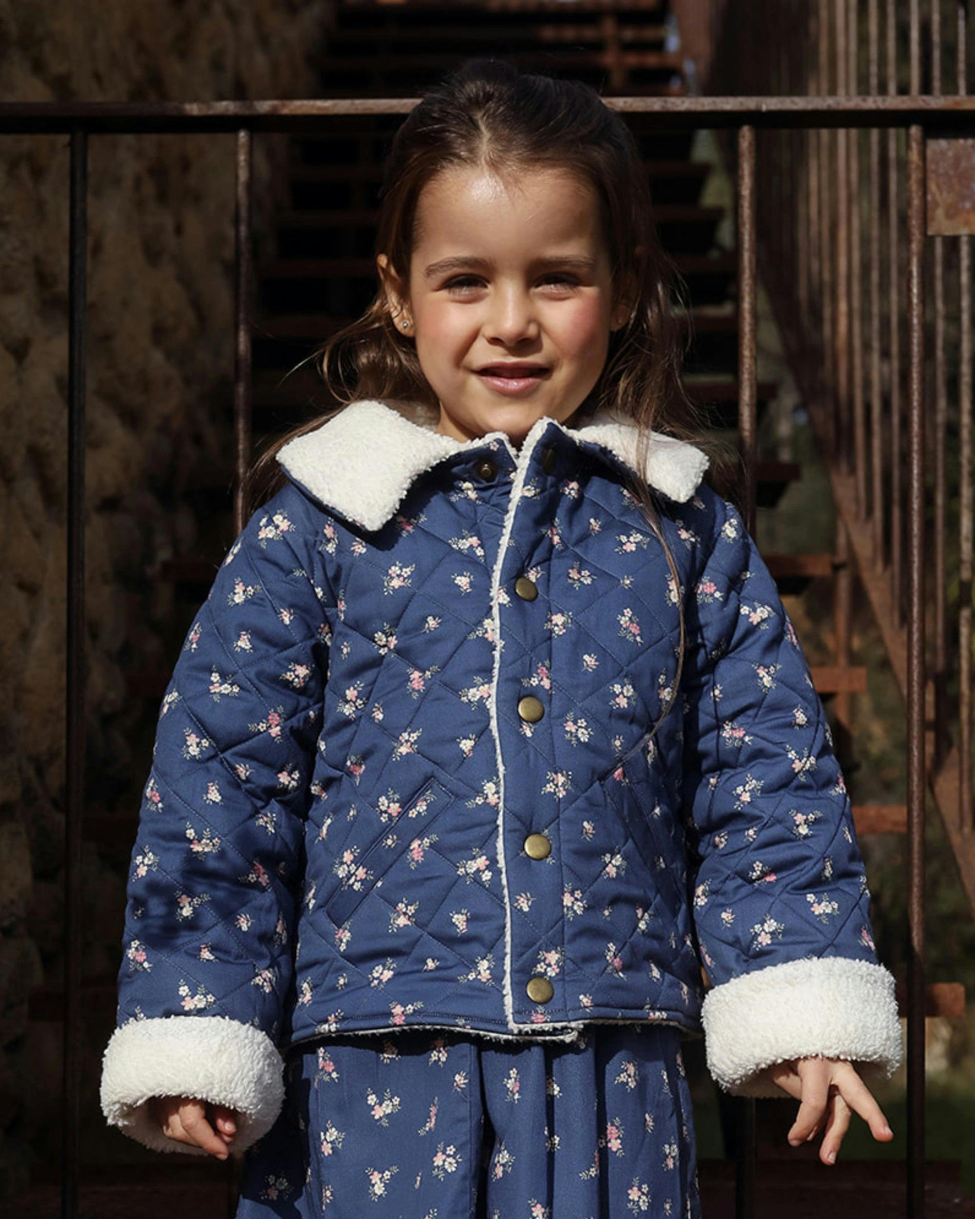 Esmée Jacket - Ditsy Bouquet Navy