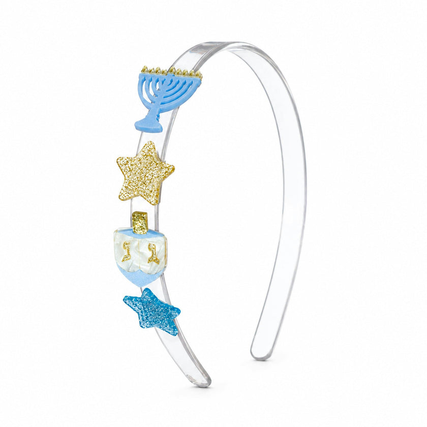 Menorah Dreidel Stars Headband