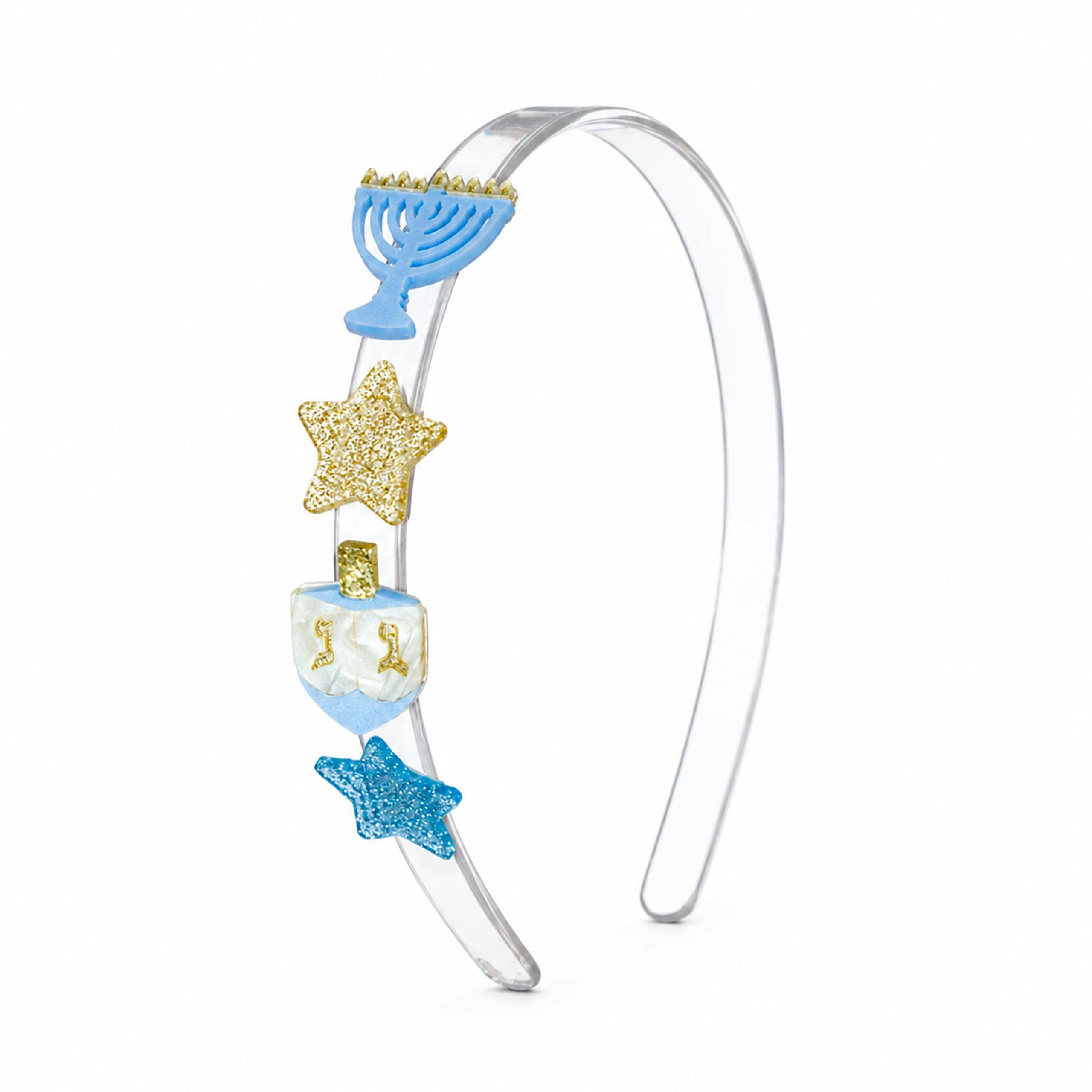 Menorah Dreidel Stars Headband