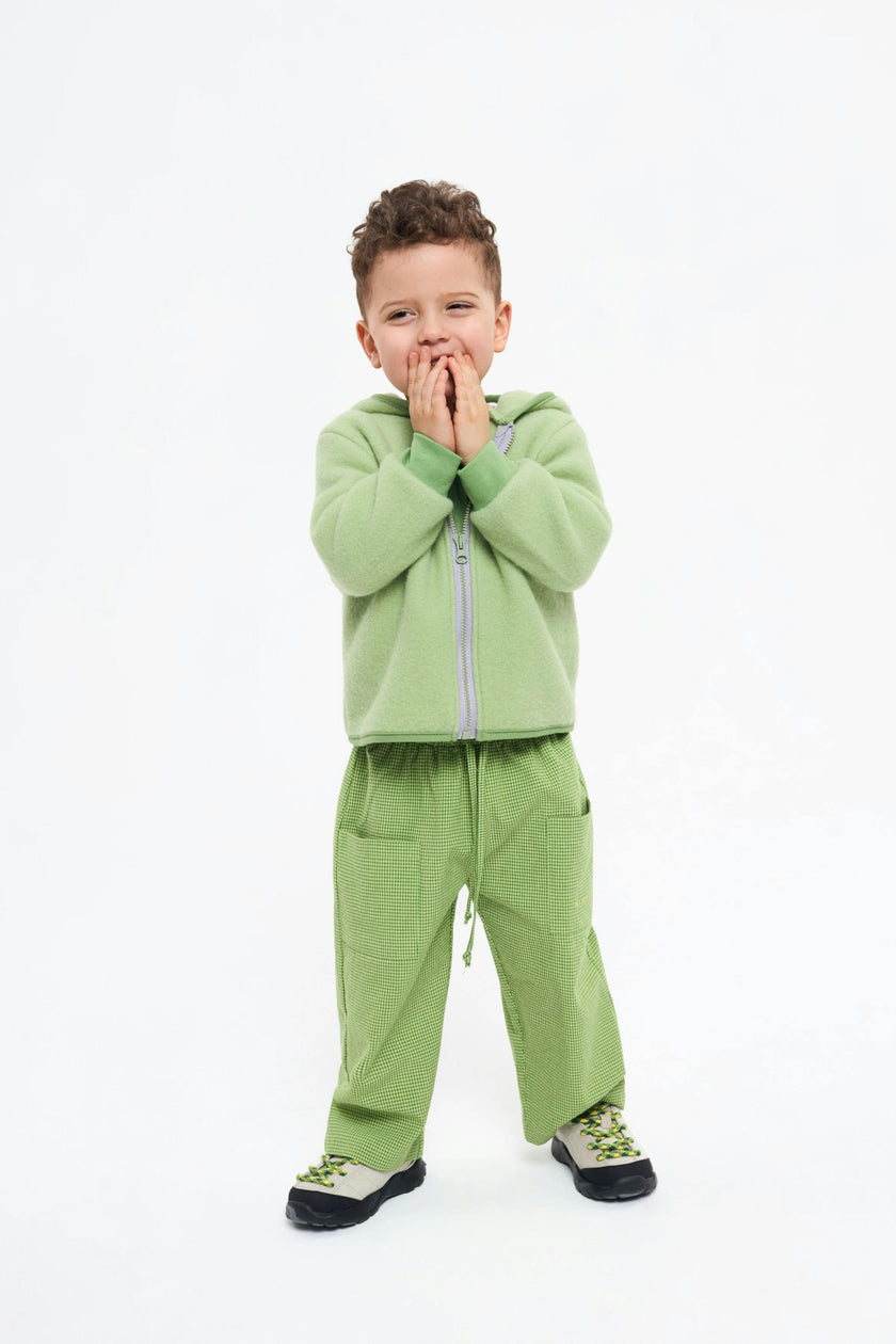 children's wool jacket - green pea
