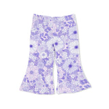 Lacy Lavender Floral - Peplum Tank Top with Baby Bells