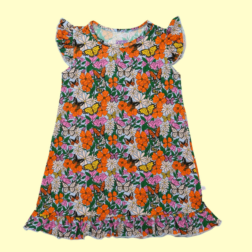 Butterfly Garden Bamboo Dress (FINAL SALE)