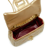 Classic Quilted Stud Flap Mini Handbag