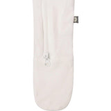 Zippered Footie, White