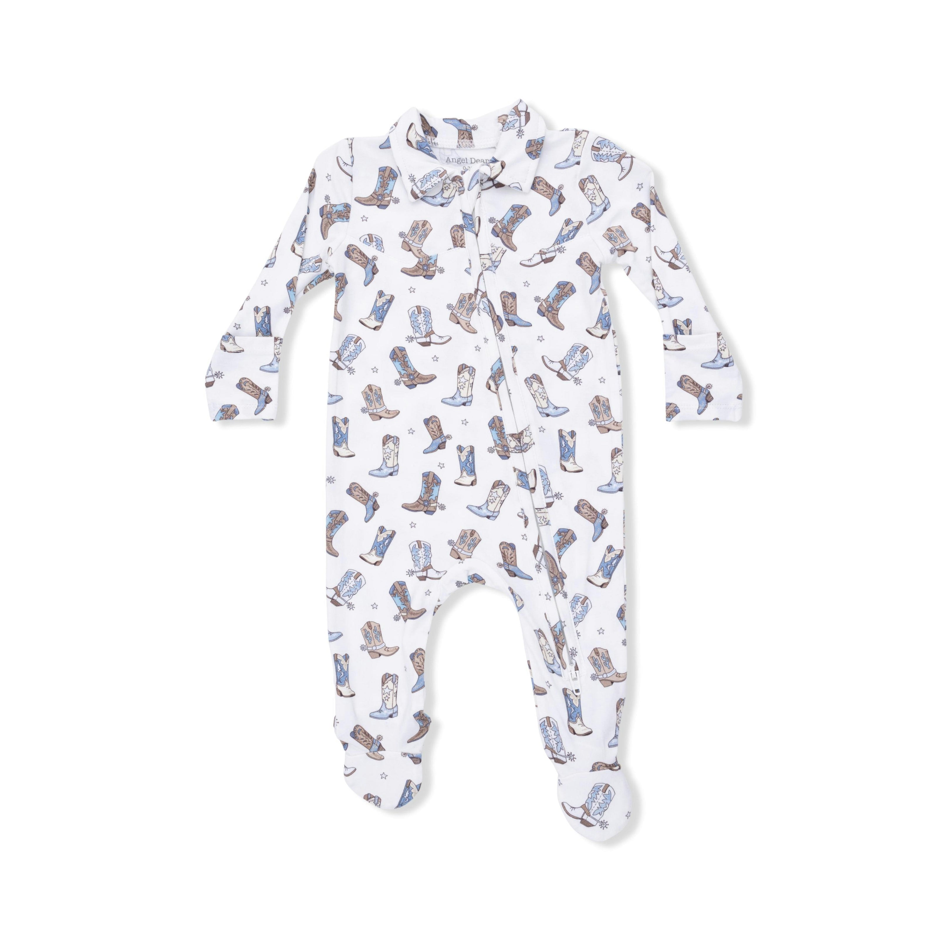 Cowboy Boots - Cowboy 2 Way Zipper Footie