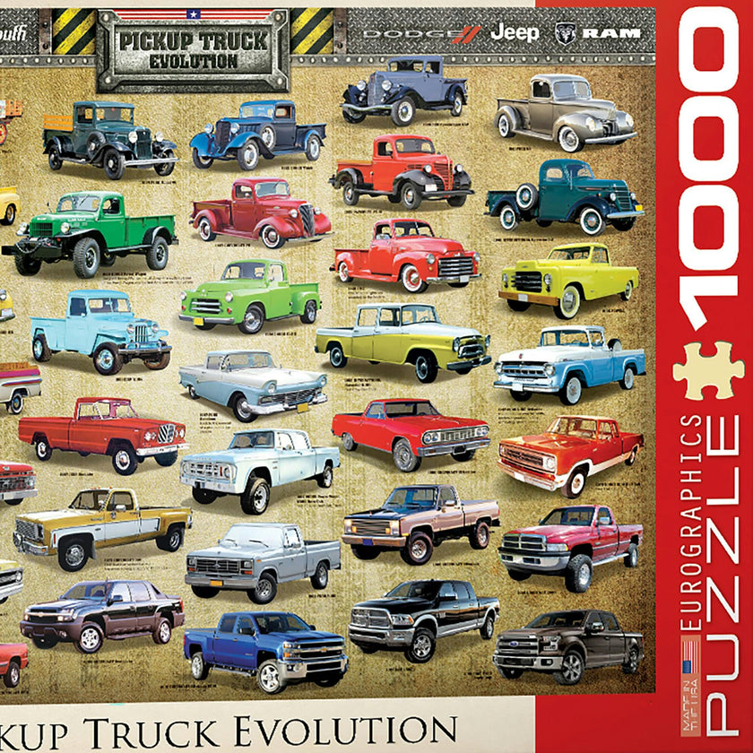 Evolution: Pickup Truck - 1000 pc Puzzle
