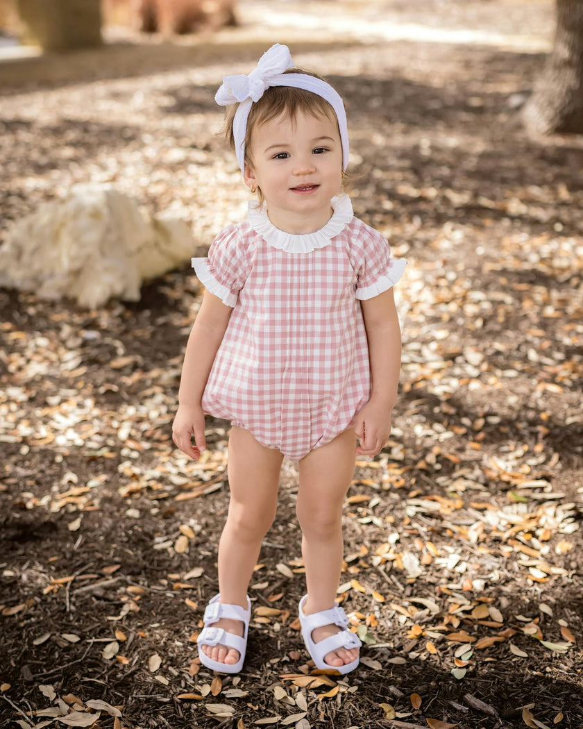 Gingham Bubble Romper