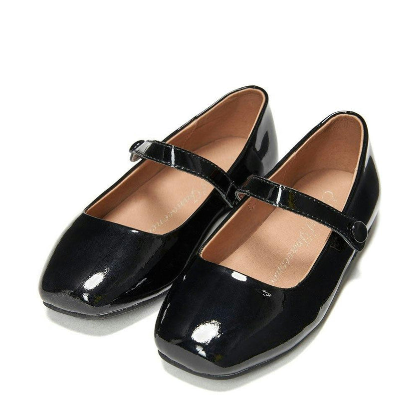 Chloe Patent Leather Square Toe Mary Jane Shoes