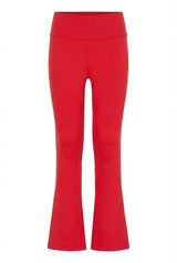 Florie Flare Leggings Red