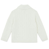 TARTINE ET CHOCOLAT HIGH-NECK WOOL SWEATER - NACRE