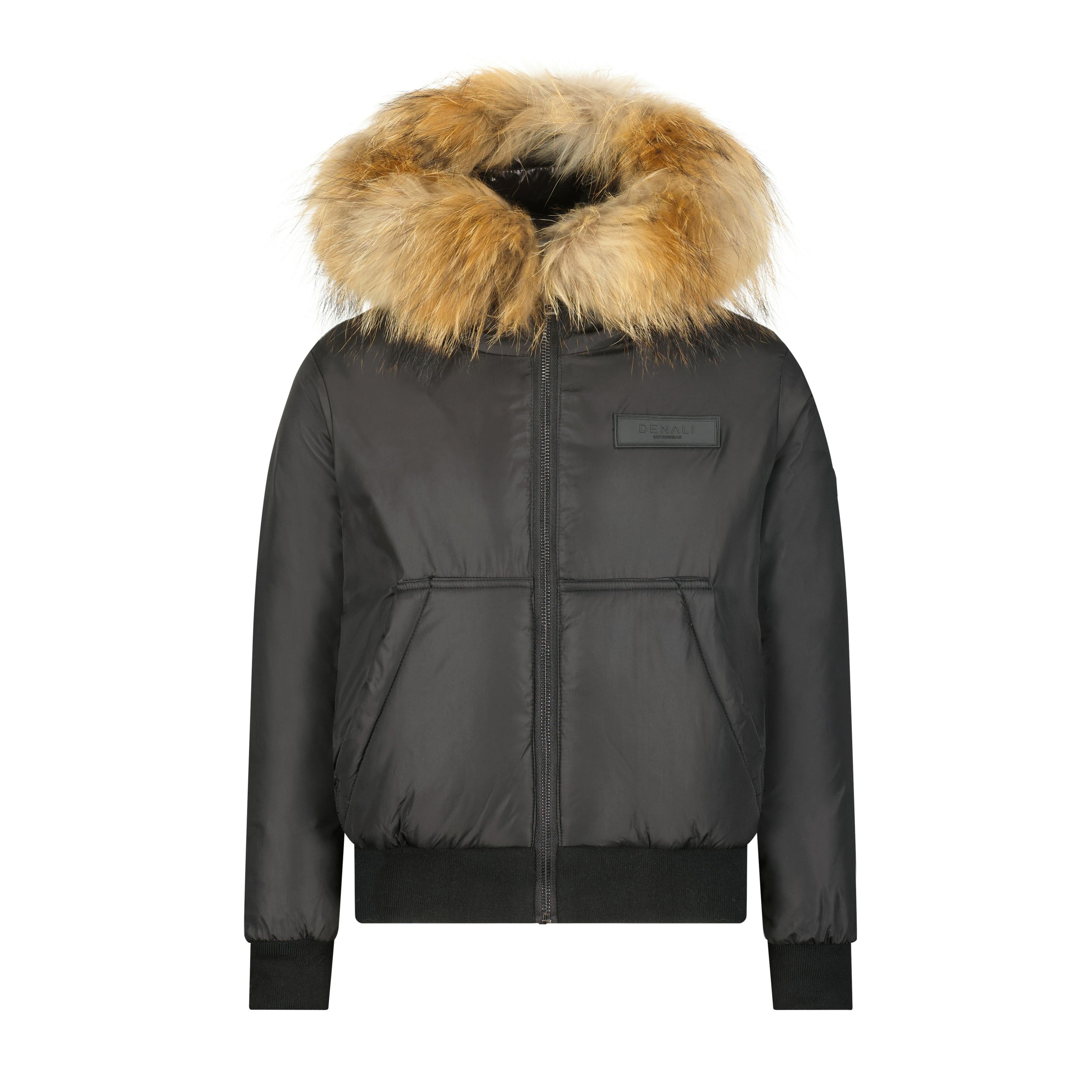 Boys Kangaroo Bomber - Black