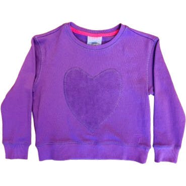 Girls Raw Hem Crew Neck Long Sleeve Crop Sweatshirts