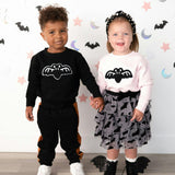 Bat Patch Halloween Sweatshirt