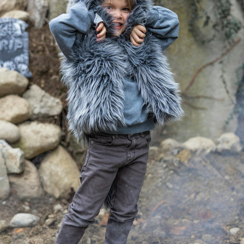 Big Bad Wolf Vest with Gloves