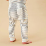 Everyday Joggers - Grey Stripe & White