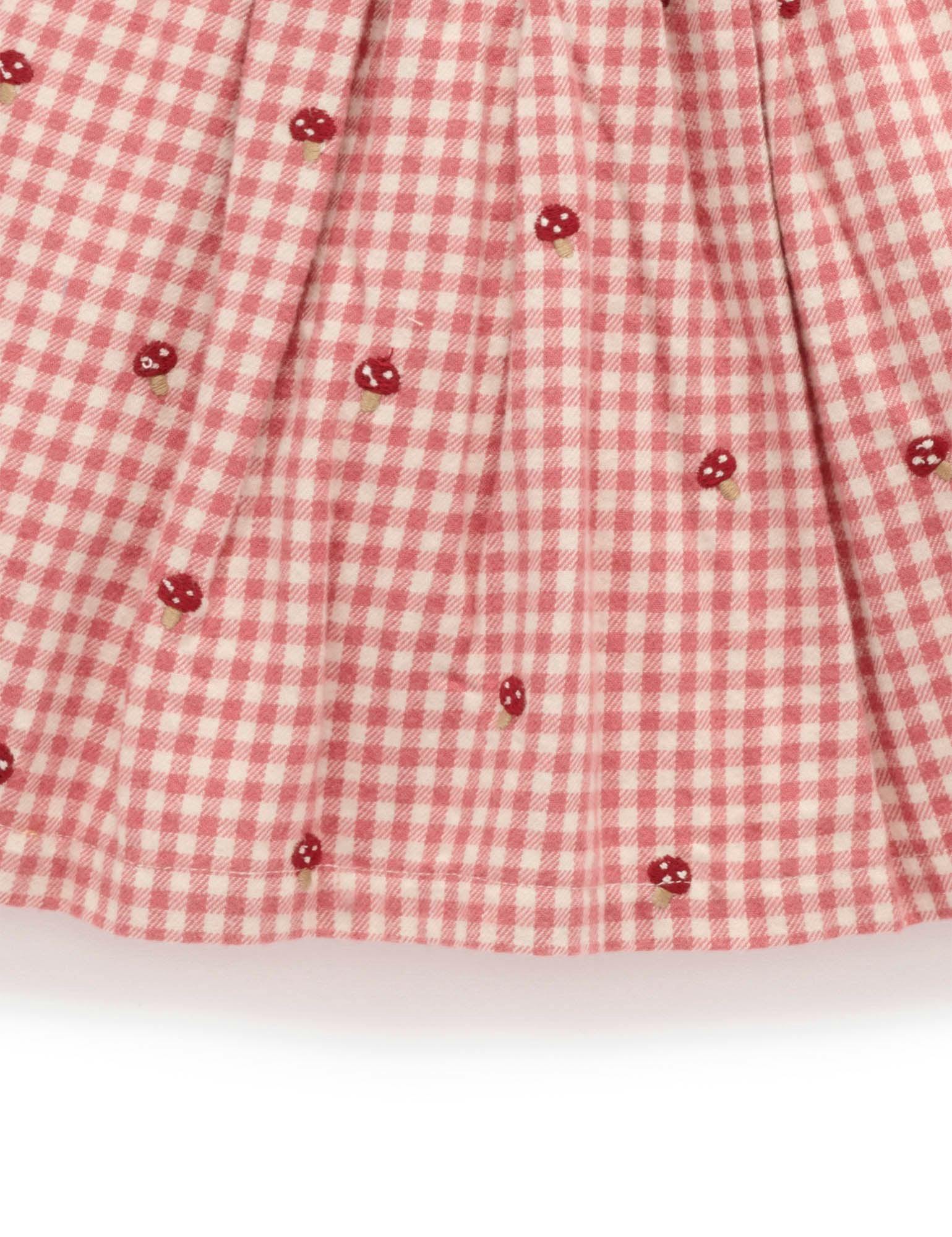 Gingham Broidery Dress Gingham Toadstool Broderie