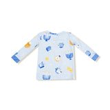 Hanukkah - Blue - Long Sleeve Loungewear Set