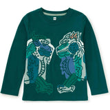 Mythical Xiezhi Graphic Tee, Green