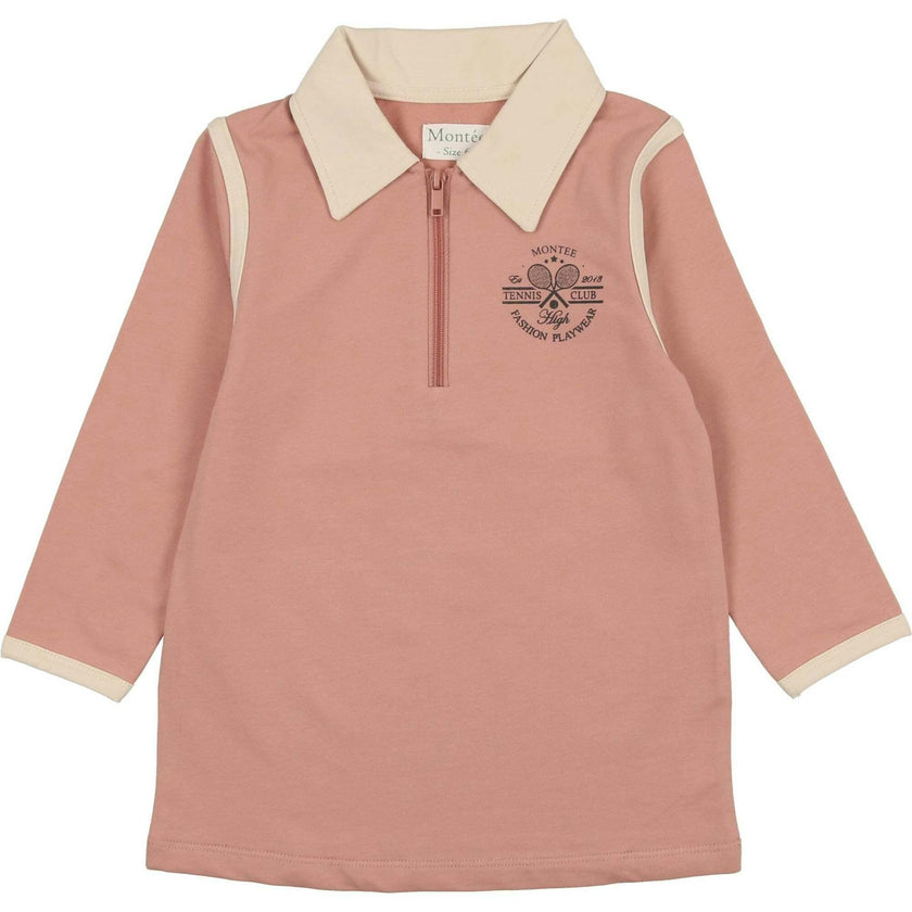 Girls Tennis Club 3-Quarter Sleeve Shirt