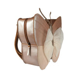 Alja Schoolbag | Vlinder | Clay Metallic Leather
