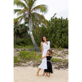 Noelle Girls Top and Skirt Set Black Eyelet, Black Eyelet