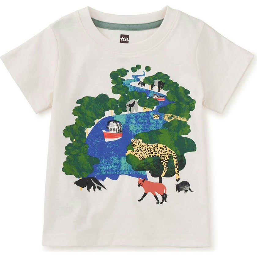 Amazon Scenic Graphic Tee, White
