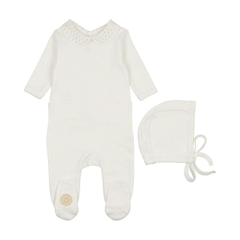 Touch of Crochet Footie & Hat Set