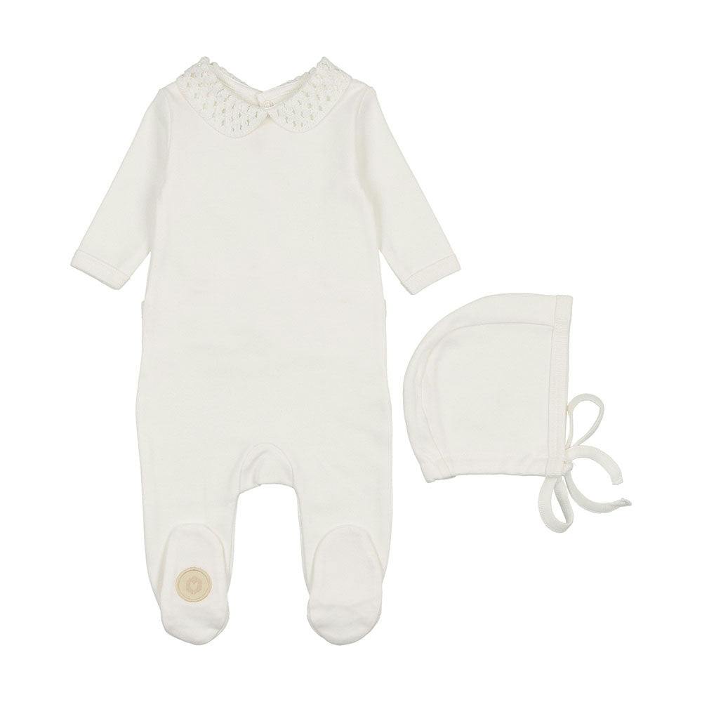 Touch of Crochet Footie & Hat Set
