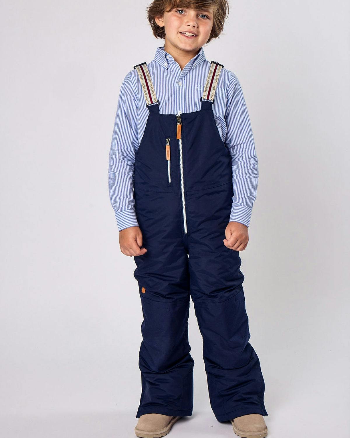 Kids Snow Pant in Navy Blue