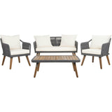 Raldin Rope 4-Piece Outdoor Living Set