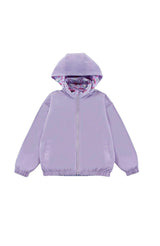 Max Reversible Rain Jacket Windbreaker, Purple Rainbow