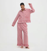 The Marnie Pajama Set - Peppermint Tartan